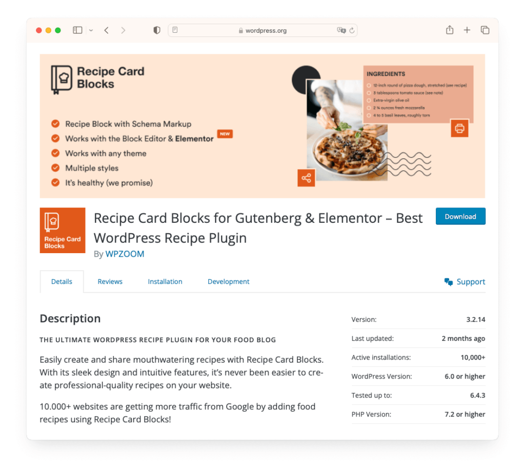 Recipe Card Blocks - The best WordPress recipe plugin